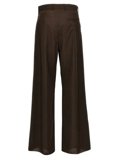Shop Martine Rose Houndstooth Trousers Pants Brown