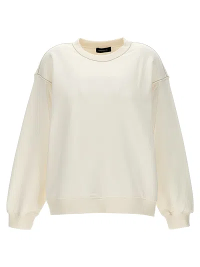 Shop Fabiana Filippi Jewel Detail Sweatshirt White