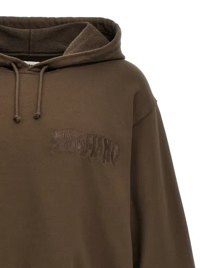 Shop Magliano Twisted Sweatshirt Brown