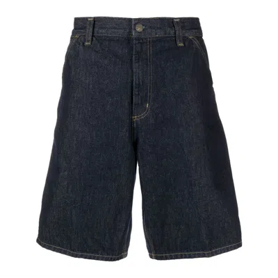 Shop Carhartt Wip Shorts In Blue