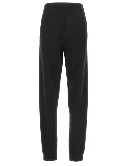 Shop Saint Laurent Wool Joggers Pants Black