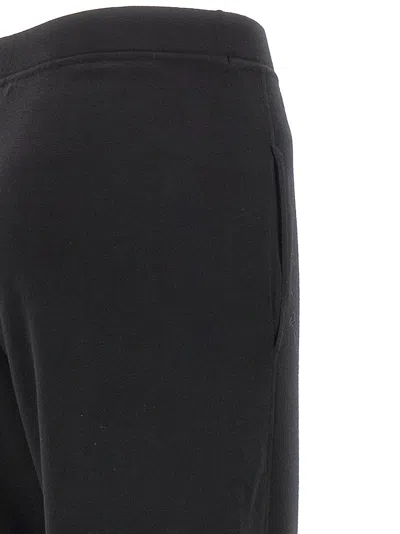 Shop Saint Laurent Wool Joggers Pants Black