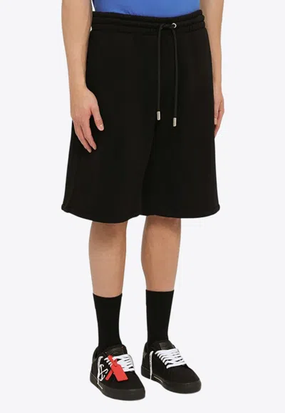 Shop Off-white Arrow Bermuda Shorts In Black