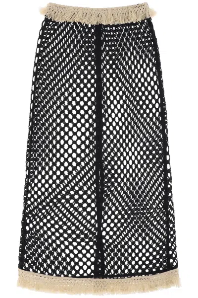Shop By Malene Birger "maxi Skirt With Pale Women In Black