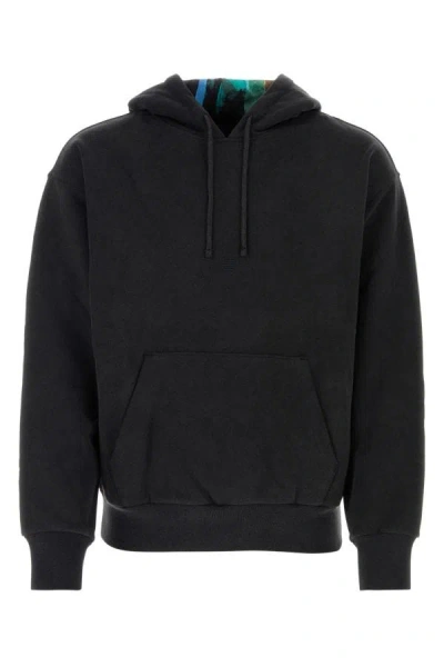 Shop Givenchy Man Slate Cotton Sweatshirt In Black