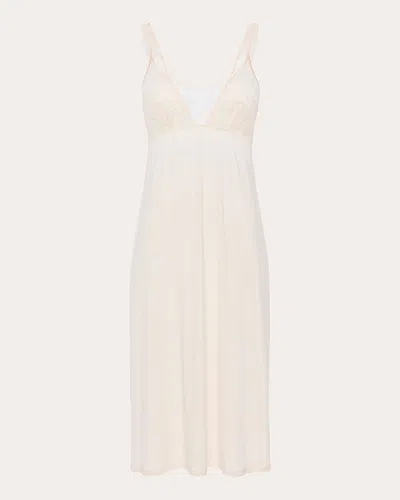 Shop La Perla Women's Short Nightgown In Alabaster/off White