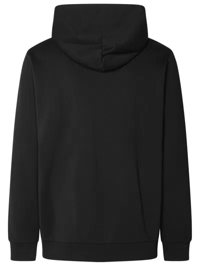 Shop Moncler Man  Black Cotton Sweatshirt