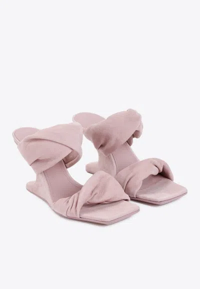 Shop Rick Owens Cantilever 8 95 Twisted-straps Sandals In Pink