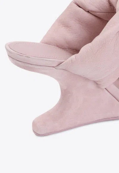 Shop Rick Owens Cantilever 8 95 Twisted-straps Sandals In Pink