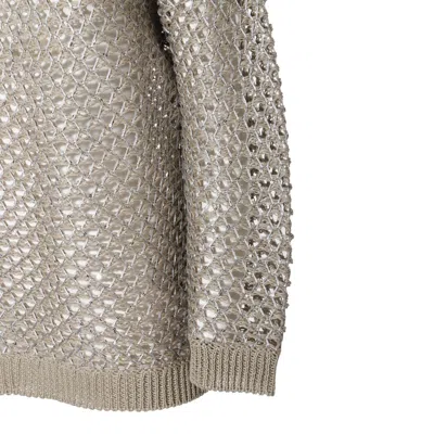 Shop Valentino Sweaters In Ecru/silver