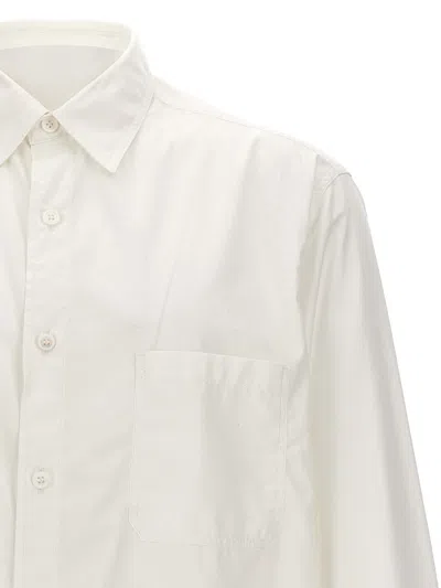 Shop Yohji Yamamoto 'z-standard Big Chain Stitch' Shirt In White