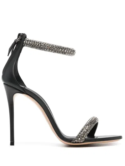 Shop Casadei Elegant Sandal Shoes In Black
