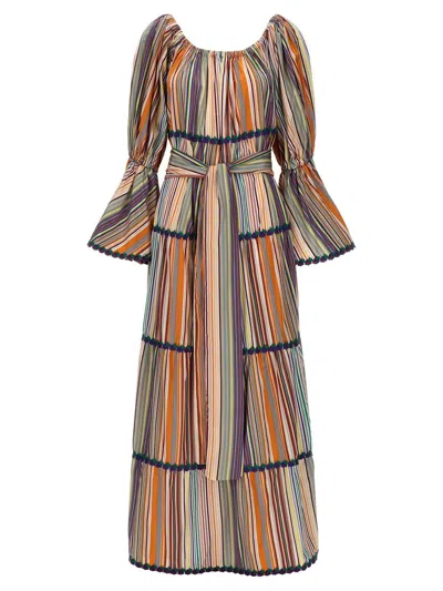 Shop Flora Sardalos 'amorgos' Dress In Multicolor