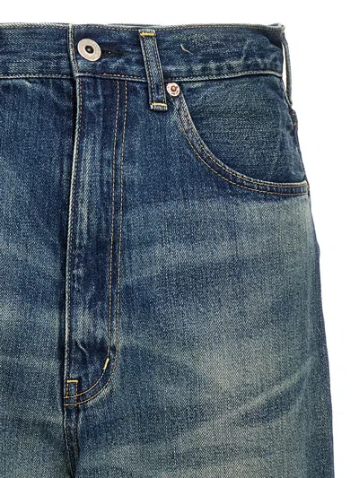 Shop Junya Watanabe 'selvedge' Jeans In Blue