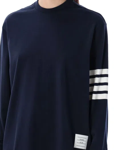 Shop Thom Browne Rugby T-shirt In Navy
