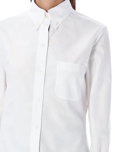 Shop Thom Browne Oxfrod Shirt In White