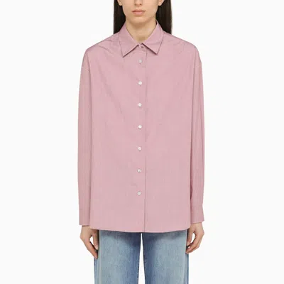 Shop The Row Brick-coloured Cotton Shirt In Beige