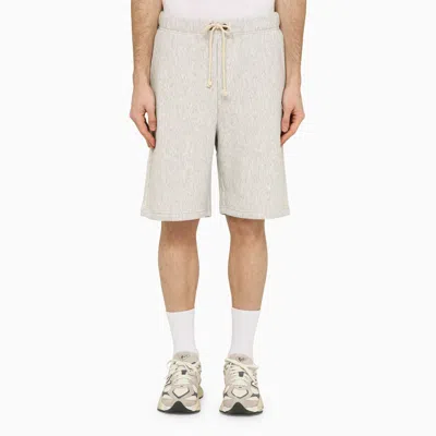 Shop Champion Light Grey Cotton-blend Bermuda Shorts