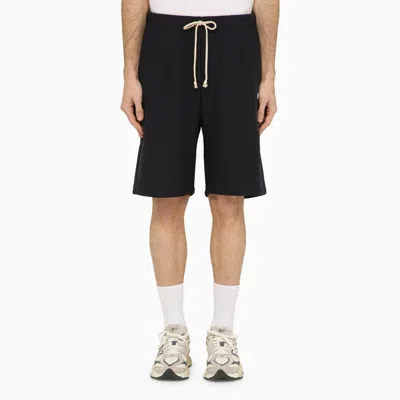 Champion Blue Cotton-blend Bermuda Shorts In Blue