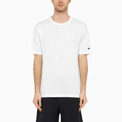 Shop Champion | White Cotton Crew-neck T-shirt