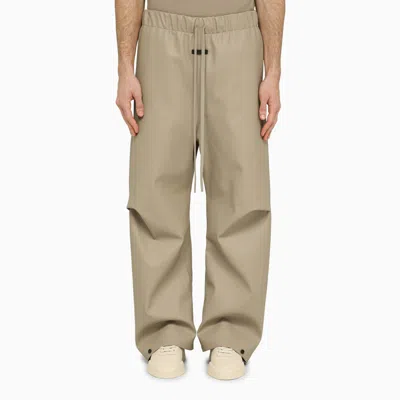 Fear Of God Wide-leg Drawstring Pants In Beige