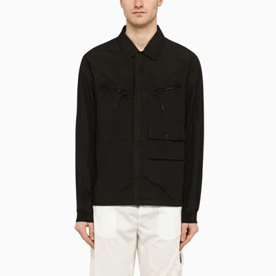 Shop C.p. Company Lightweight Black Nylon Jacket
