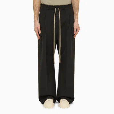Shop Fear Of God | Cargo Wide-leg Trousers Olive In Multicolor