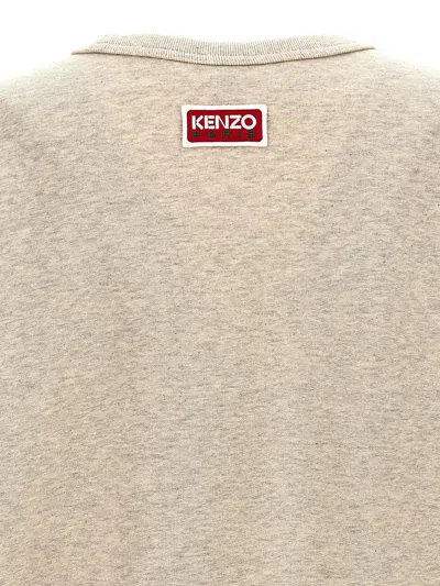 Shop Kenzo 'lucky Tiger' Sweatshirt In Gray