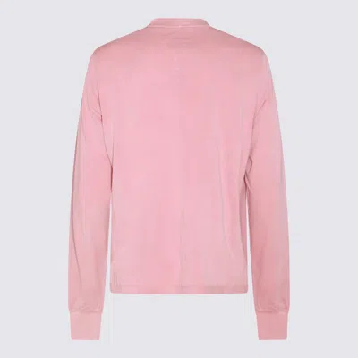 Shop Rick Owens Drkshdw Pink Cotton Sweatshirt