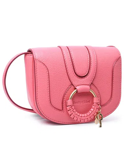 Shop See By Chloé 'hana' Pink Small Leather Bag