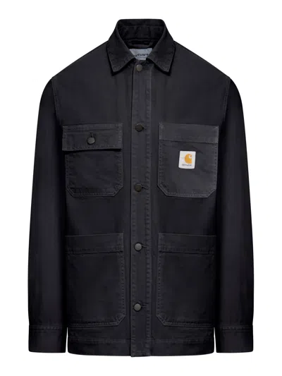 Shop Carhartt Garrison Coat In Black