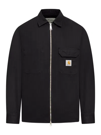 Shop Carhartt Jack Shirt Jacket In Black