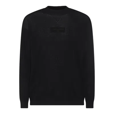 Shop Comme Des Garçons Homme Deux Comme Des Garcons Homme Sweaters Black