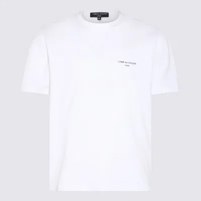 Shop Comme Des Garçons Homme Deux Comme Des Garcons Homme T-shirts And Polos White