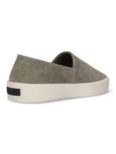Shop Fear Of God Flat Shoes In Grey