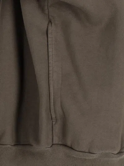 Fear Of God Brown Full Zip Hoodie In Green