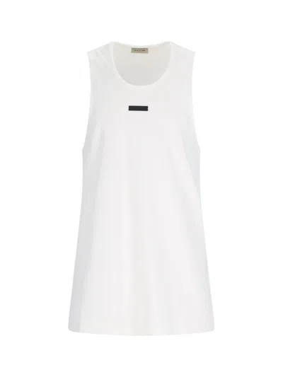 Shop Fear Of God Top In White