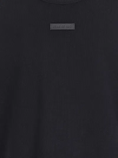 Shop Fear Of God T-shirts And Polos In Black