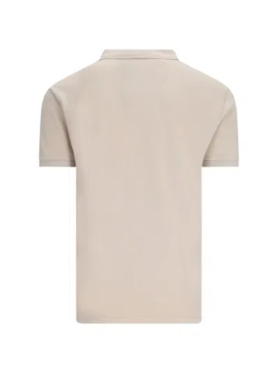Shop Polo Ralph Lauren T-shirts And Polos In Beige