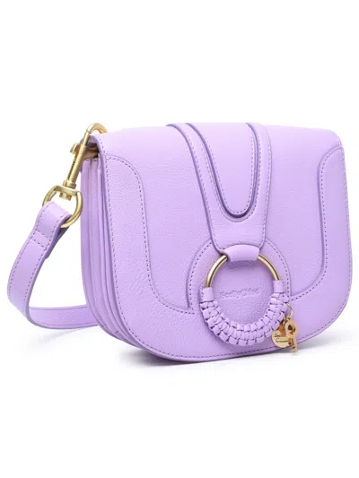 Shop See By Chloé 'hana' Lilac Leather Bag In Lilla