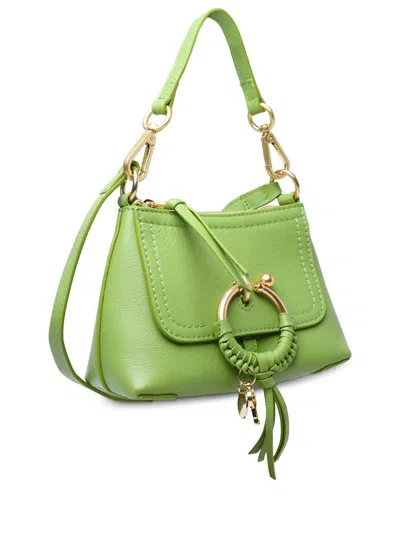 Shop See By Chloé 'joan' Mini Crossbody Bag In Green Cowhide