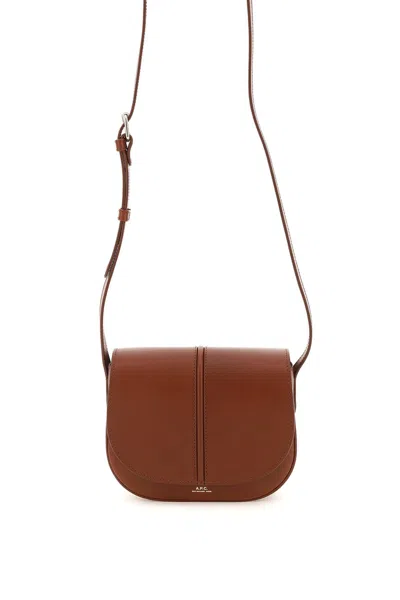 Shop Apc Betty Crossbody Bag In Brown