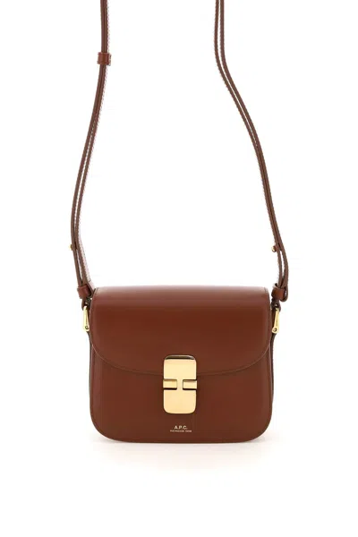 Shop Apc Grace Mini Bag In Brown