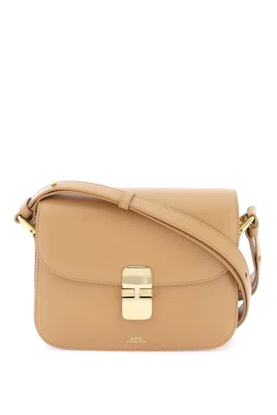 Shop Apc Grace Small Bag In Brown