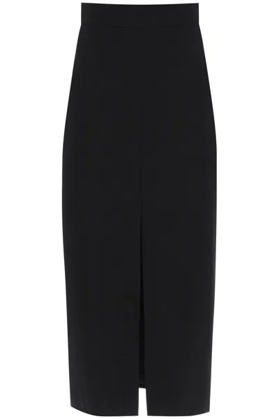 Shop Alexander Mcqueen Light-wool Pencil Skirt In Black