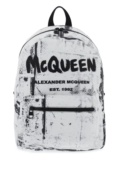 Shop Alexander Mcqueen Metropolitan Backpack In Mixed Colours