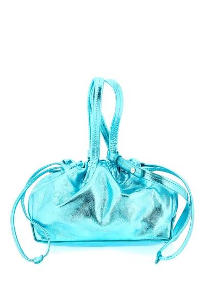 Shop By Far 'malmo' Metallic Leather Bucket Bag In Mixed Colours