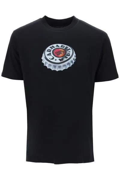 Shop Carhartt "t-shirt Bottle Cap" In Black