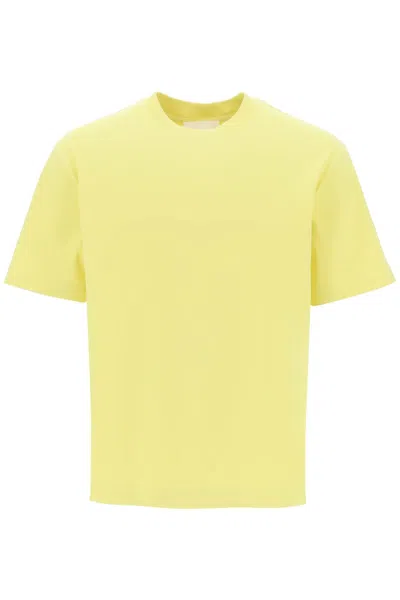 Shop Closed Crew-neck T-shirt In Yellow