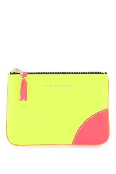 Shop Comme Des Garçons Fluo Mini Pouch In Mixed Colours